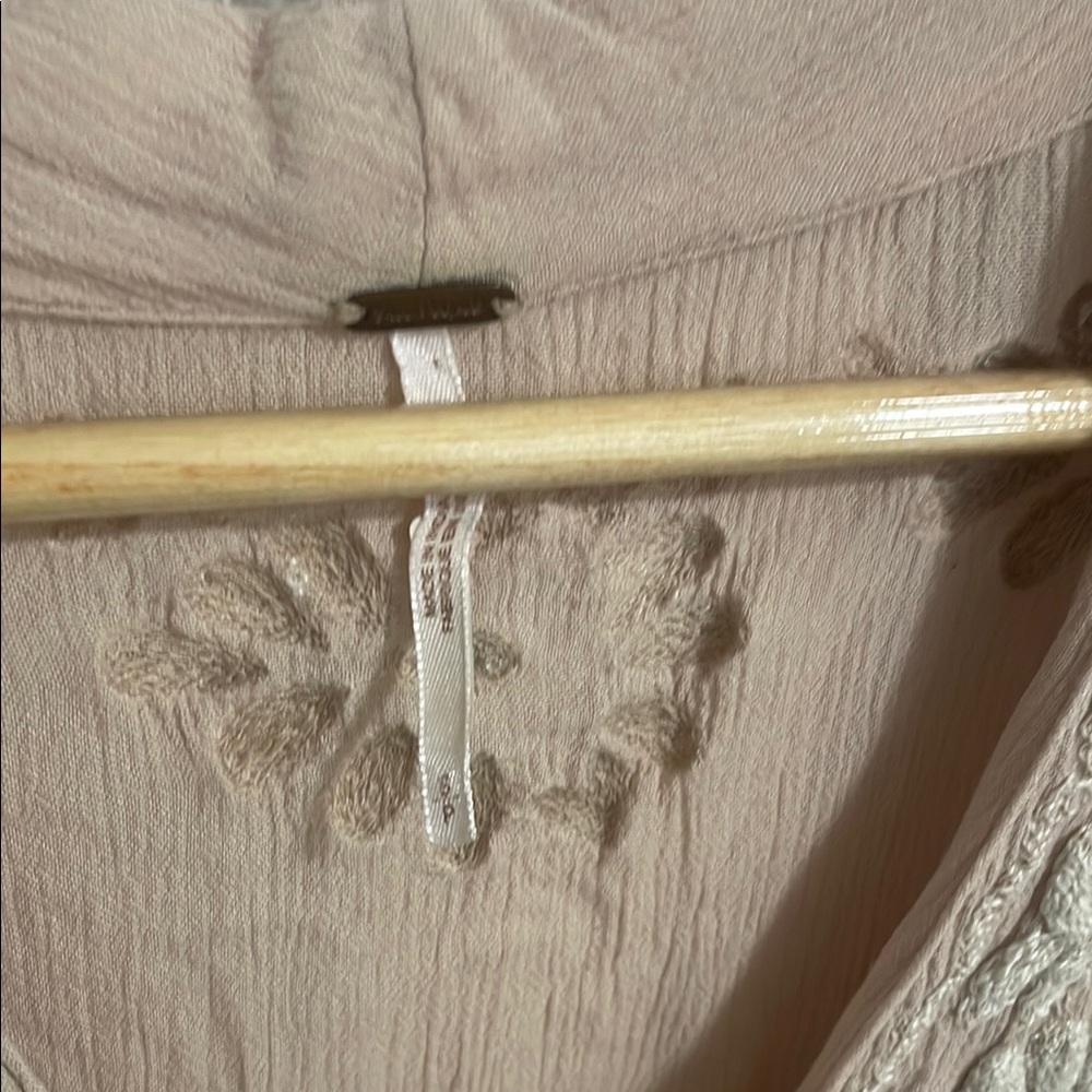 Free People Fable Midi Dress In Antique Peach - Picture 4 of 9